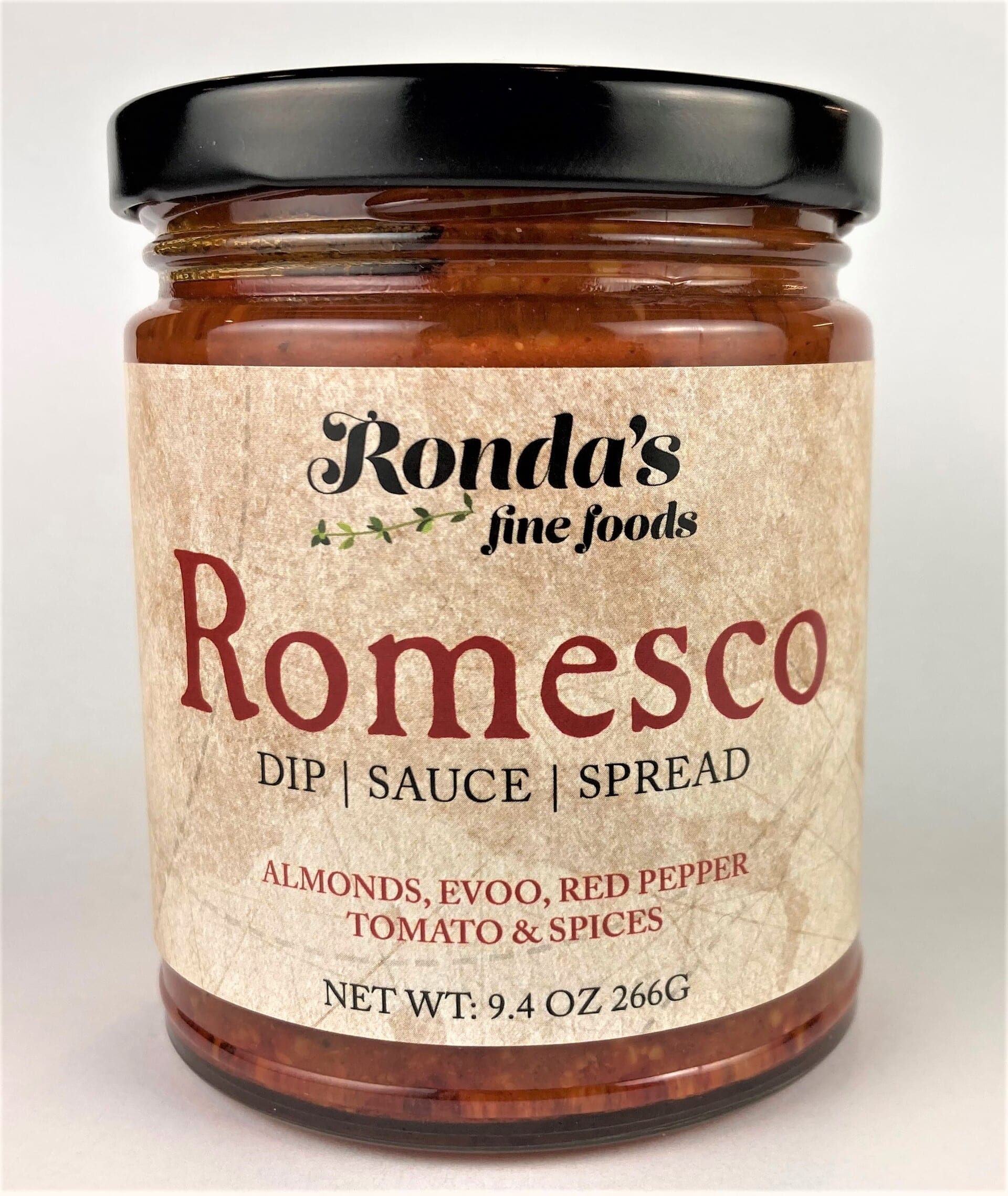 Romesco 94 Oz Glass Jar Rondas Fine Foods 